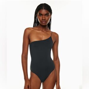 Aritzia Babaton Contour One-Shoulder Cami Bodysuit